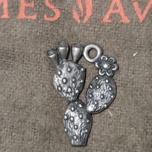 James Avery Silver Cactus Charm